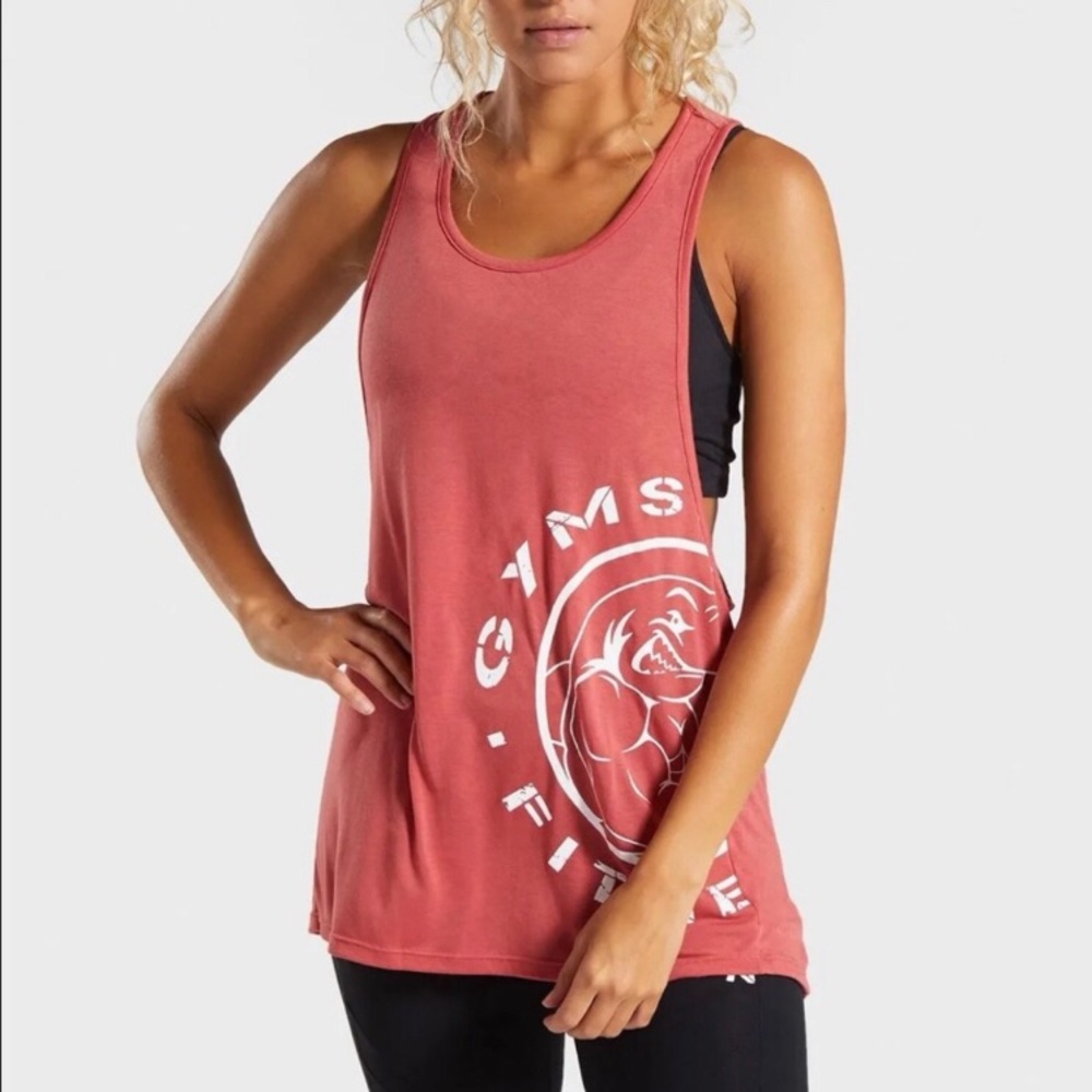 Gymshark Legacy Tank brick red size Medium